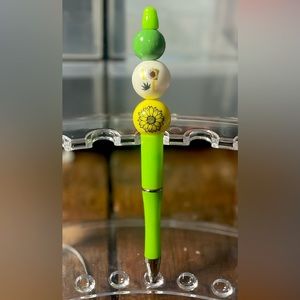 420 weed sunflowers custom ink pen super cute!